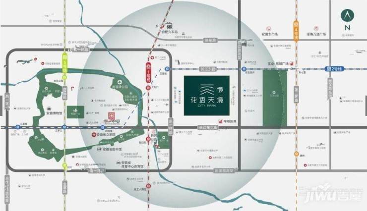 肥所有楼盘-在售楼盘大全】瑶海区中国铁建花语天境【合(图2)