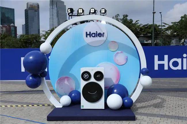 热卖夯实高端第一地位海尔三筒洗衣机越南(图2)